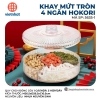 Khay đựng mứt tròn 4 ngăn Hokori 5635-1