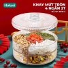 Khay mứt tròn 4 ngăn 2 tầng Hokori 5635-2