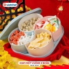 Khay mứt vuông 4 ngăn Việt Nhật 5636