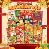 Set 100 cái bao lì xì Truyền Thống Tết