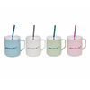 Ly giữ nhiệt 2 lớp Chill Girl có quai cầm kèm ống hút TLT 700ml