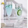 Bộ 6 ly thuỷ tinh hoạ tiết kim cương LXZS3210 160ml