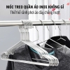 Set 10 móc inox treo quần áo chống gỉ size 42cm