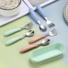 Set muỗng nĩa ăn dặm cho bé tiện lợi