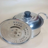 Nồi hấp inox 2 tầng tiện dụng kèm vĩ hấp size 19cm