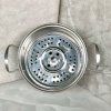 Nồi hấp inox 2 tầng tiện dụng kèm vĩ hấp size 19cm