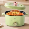 Nồi lẩu điện đa năng 2 tầng có lồng hấp Mr. Green