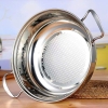 Nồi lẩu inox chống dính vung kính 27cm cao cấp
