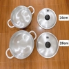 Nồi lẩu nhôm Kim Sang siêu dày size 24cm