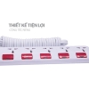 Ổ cắm điện Sunhouse SHE-OC1-5RD 5 công tắc