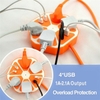 Ổ cắm điện hình trái cam có cổng USB có công tắc đa năng