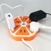 Ổ cắm điện hình trái cam có cổng USB có công tắc đa năng