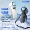 Quạt cầm tay pin 6000mAh 199 cấp độ gió làm mát siêu nhanh 3 in 1 đa năng