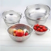 Rổ inox không gỉ sét có quai cầm size 25.5cm
