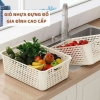 Rổ nhựa đựng đồ da dụng chữ nhật có tay cầm Duy Tân 0T8