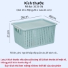Rổ nhựa Việt Nhật có nắp size nhỏ