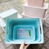 Rổ nhựa Việt Nhật có nắp size trung