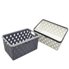 Rổ đan viền thoi Hiwa có tay cầm No-118