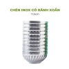Set 10 chén xoắn inox 2 lớp cách nhiệt size 11.5cm
