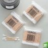 Set 12 túi 100 tăm bông 2 đầu thân gỗ tiện dụng