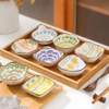 Set 6 bát sứ đựng gia vị nhiều hoạ tiết phong cách Nhật Bản