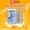 Hộp 50 cây bút bi dầu Deli 0.7mm EQ03336