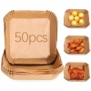 Set 50 giấy nến vuông lót nồi chiên không dầu
