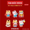 Set 66 cái tag giấy treo trang trí Tết