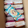 Thùng 30 gói khăn ướt Baby Wipes 3 màu gấu Tera 700g