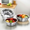 Bộ 5 thau inox đựng thực phẩm size 18-26cm