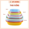 Thau nhựa Vuông Vĩ Hưng có bông 4T2 6694B