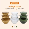 Tô trộn salad tròn nhựa Vĩ Hưng size lớn 4000ml 8235