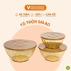 Tô trộn salad tròn nhựa Vĩ Hưng size trung 2700ml 8235