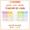 Tủ Migo để bàn 4 ngăn nắp đậy VH 9165