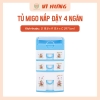 Tủ Migo để bàn 4 ngăn nắp đậy VH 9165