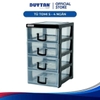 Tủ nhựa đựng đồ 4 ngăn Tomi-S Duy Tân