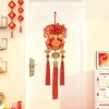 Túi tài lộc đào đông treo tường trang trí Tết