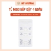 Tủ Migo để bàn 4 ngăn nắp đậy VH 9165