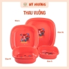 Thau nhựa Vuông Vĩ Hưng có bông 3T0 6693B