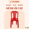 Ghế dựa lớn 3 sọc nhựa Vĩ Hưng 6171