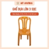 Ghế dựa lớn 3 sọc nhựa Vĩ Hưng 6171