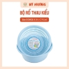Bộ thau rổ kiểu tiện dụng 3T0 nhựa Vĩ Hưng 3414