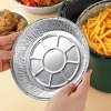 Set 10 tô tròn giấy bạc đựng thực phẩm size 22cm