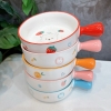 Bát sứ tròn họa tiết hoạt hình có tay cầm size 16cm