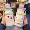 Bình giữ nhiệt Vogue có ống hút kèm dây treo 500ml BGN512