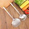 Bộ 3 vá canh, vá lỗ, xẻng xào thức ăn inox size 12cm