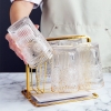 Khay úp cốc hình chữ nhật mạ vàng cao cấp