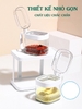 Bộ 4 lọ gia vị Hokori Việt Nhật kèm muỗng cao cấp