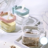 Bộ 4 lọ gia vị Hokori Việt Nhật kèm muỗng cao cấp
