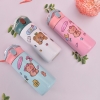 Bình giữ nhiệt trẻ em có ống hút kèm sticker hình gấu 500ml